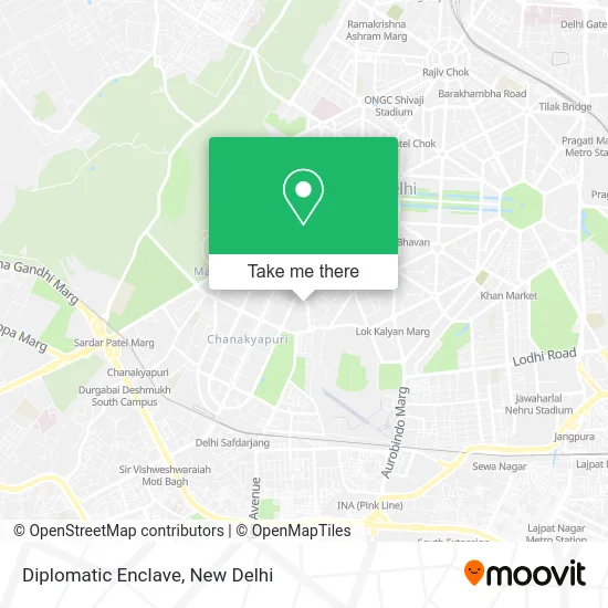 Diplomatic Enclave map