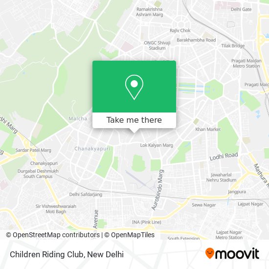 Children Riding Club map