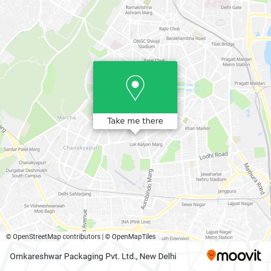 Omkareshwar Packaging Pvt. Ltd. map