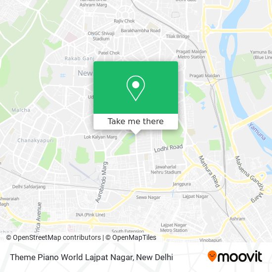 Theme Piano World Lajpat Nagar map