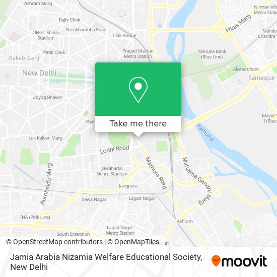 Jamia Arabia Nizamia Welfare Educational Society map
