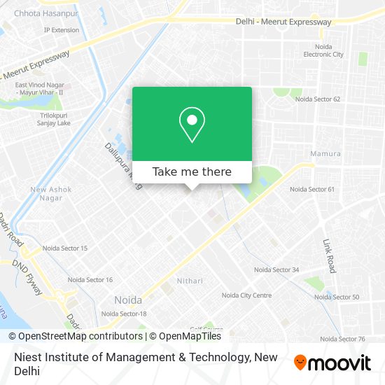 Niest Institute of Management & Technology map