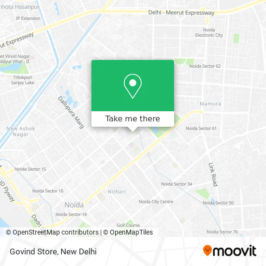 Govind Store map