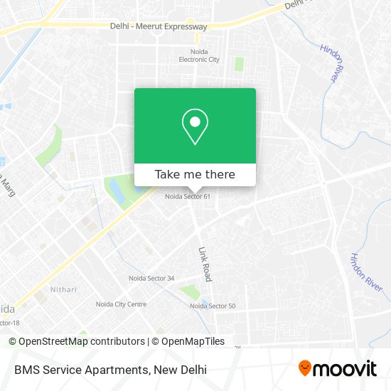 BMS Service Apartments map