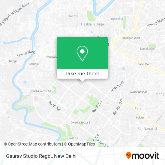 Gaurav Studio Regd. map