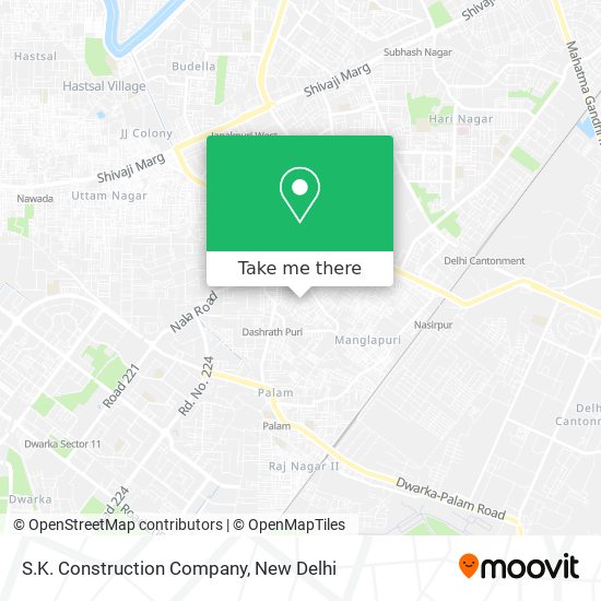 S.K. Construction Company map