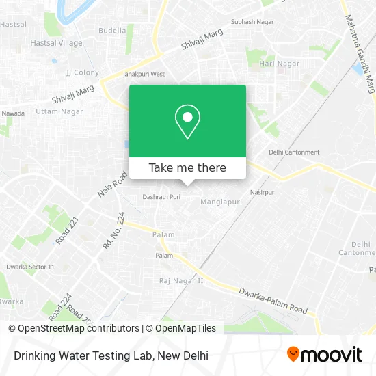 Drinking Water Testing Lab map