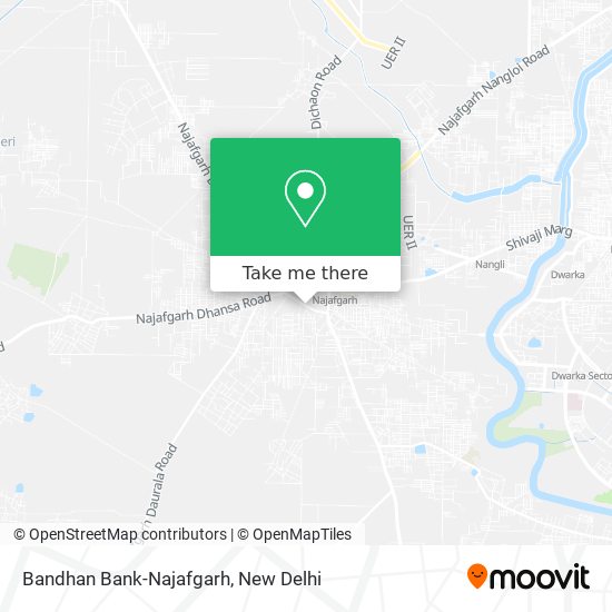 Bandhan Bank-Najafgarh map