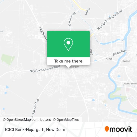 ICICI Bank-Najafgarh map