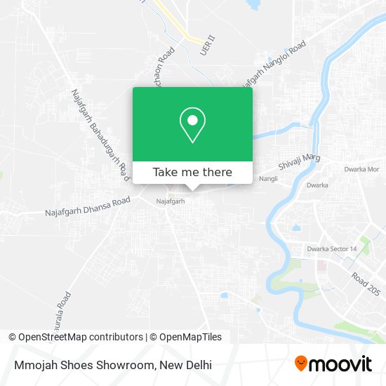 Mmojah Shoes Showroom map