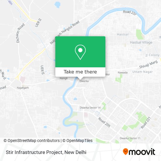 Stir Infrastructure Project map