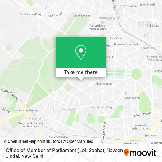 Office of Member of Parliament (Lok Sabha), Naveen Jindal map