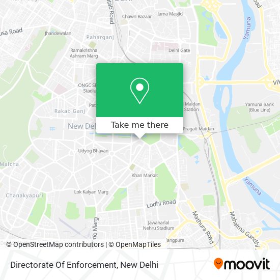 Directorate Of Enforcement map