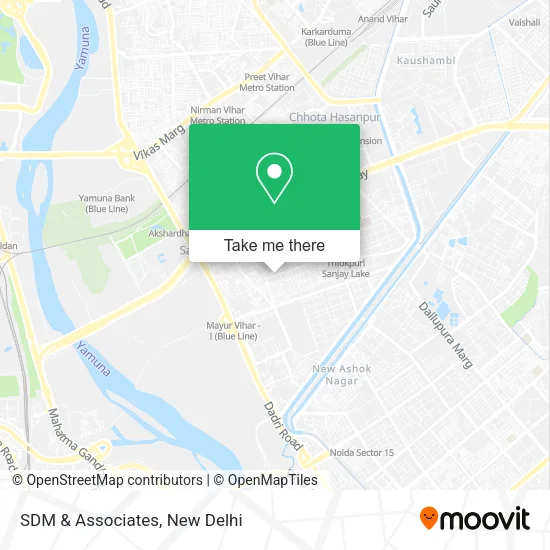 SDM & Associates map