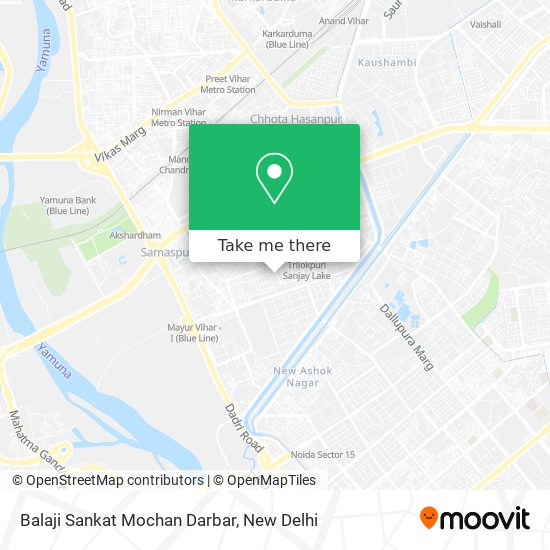 Balaji Sankat Mochan Darbar map