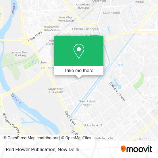 Red Flower Publication map