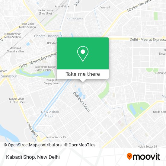 Kabadi Shop map