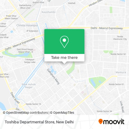 Toshiba Departmental Store map