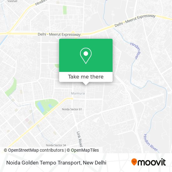 Noida Golden Tempo Transport map