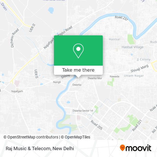 Raj Music & Telecom map