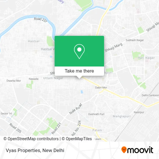Vyas Properties map