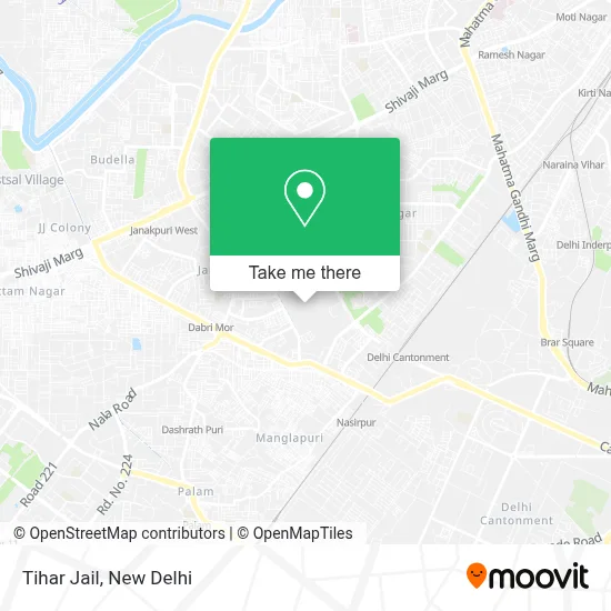 Tihar Jail map