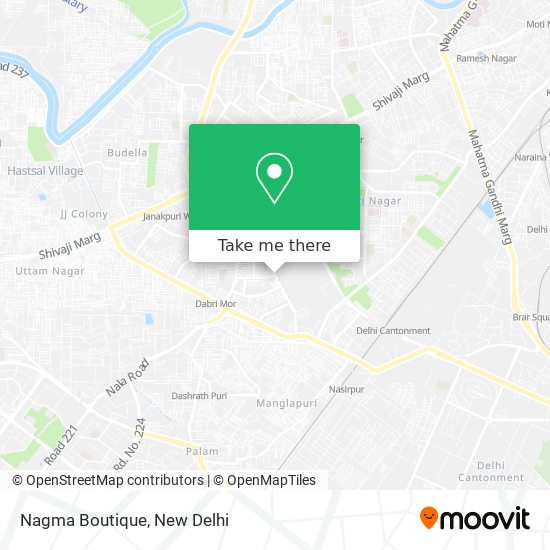 Nagma Boutique map