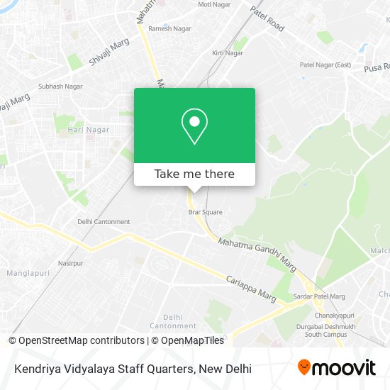 Kendriya Vidyalaya Staff Quarters map