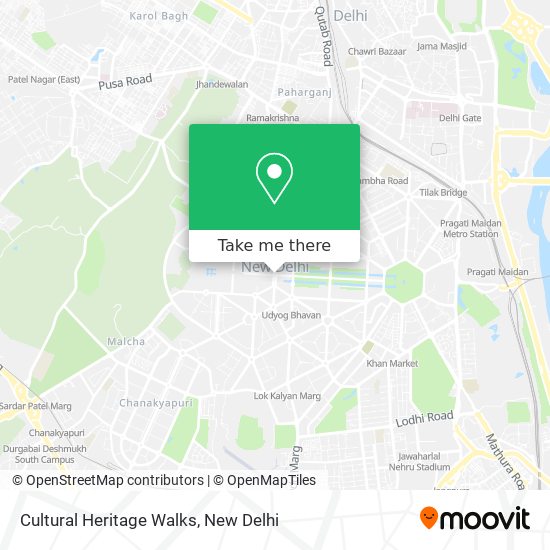 Cultural Heritage Walks map