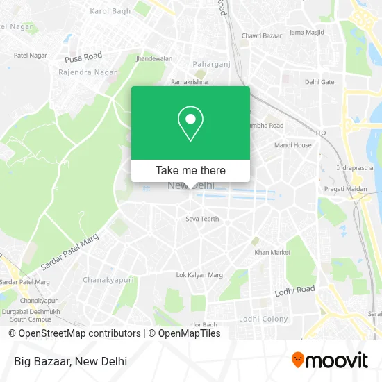 Big Bazaar map