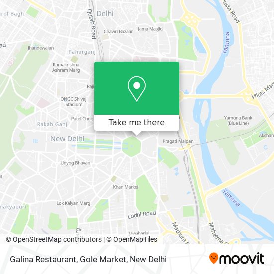 Galina Restaurant, Gole Market map