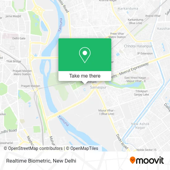 Realtime Biometric map