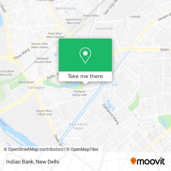 Indian Bank map