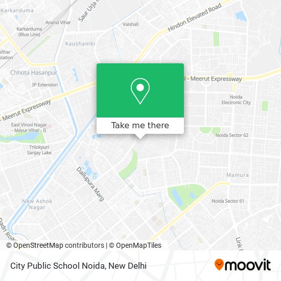 City Public School Noida map