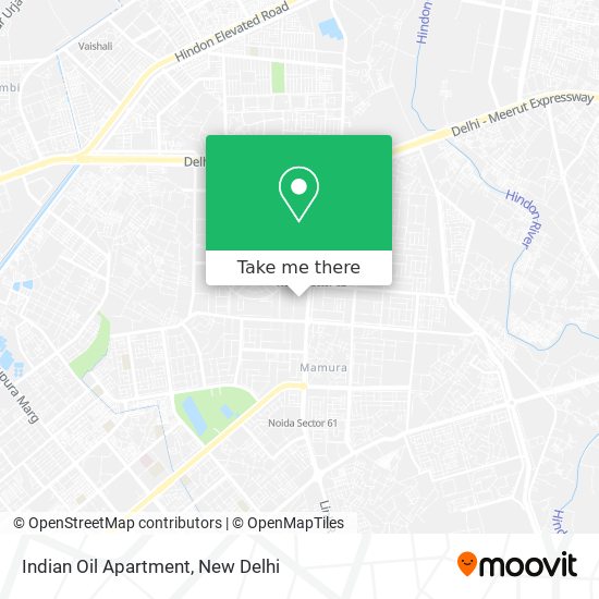 Indian Oil Apartment map