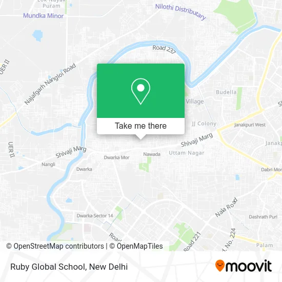 Ruby Global School map