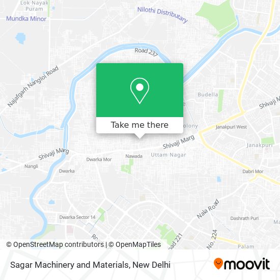 Sagar Machinery and Materials map