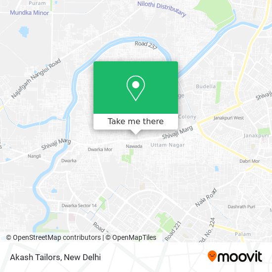 Akash Tailors map