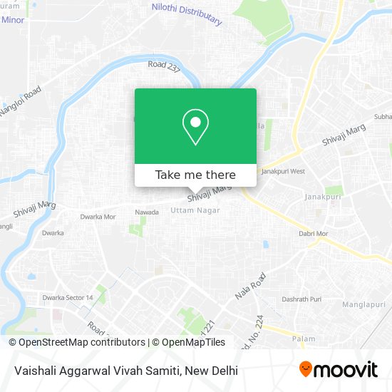 Vaishali Aggarwal Vivah Samiti map