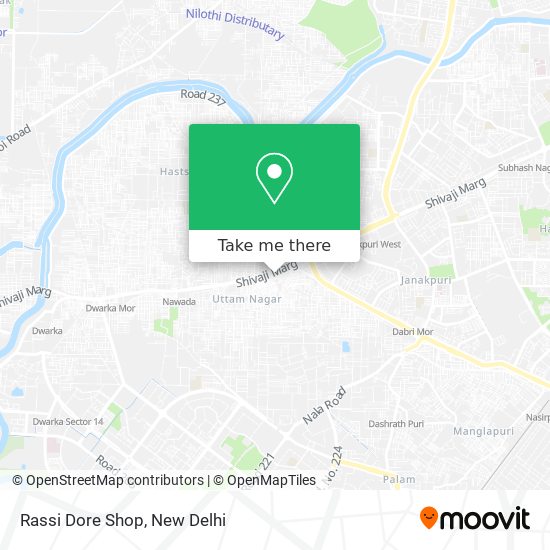 Rassi Dore Shop map