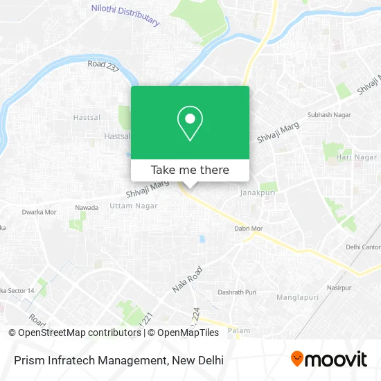 Prism Infratech Management map