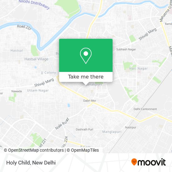 Holy Child map