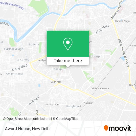 Award House map