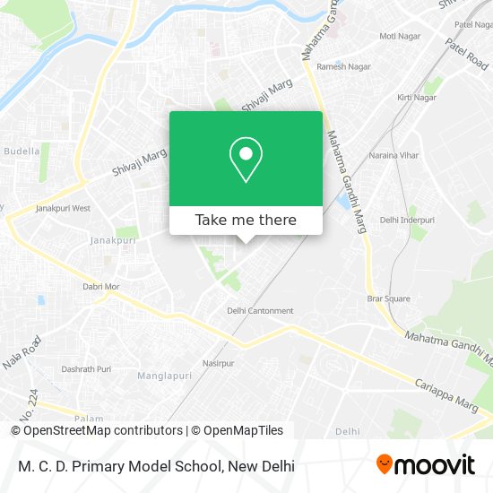 M. C. D. Primary Model School map