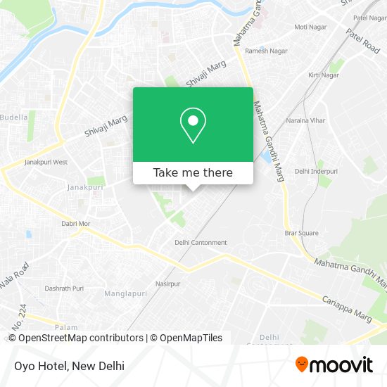 Oyo Hotel map