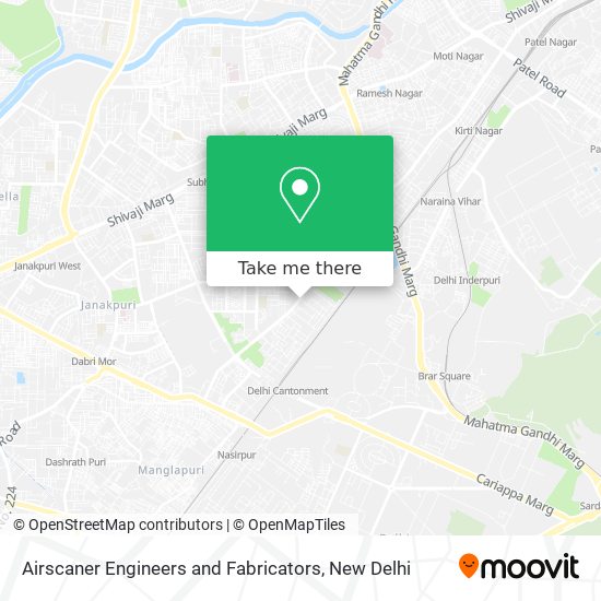 Airscaner Engineers and Fabricators map