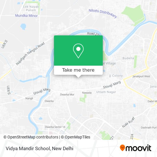 Vidya Mandir School map