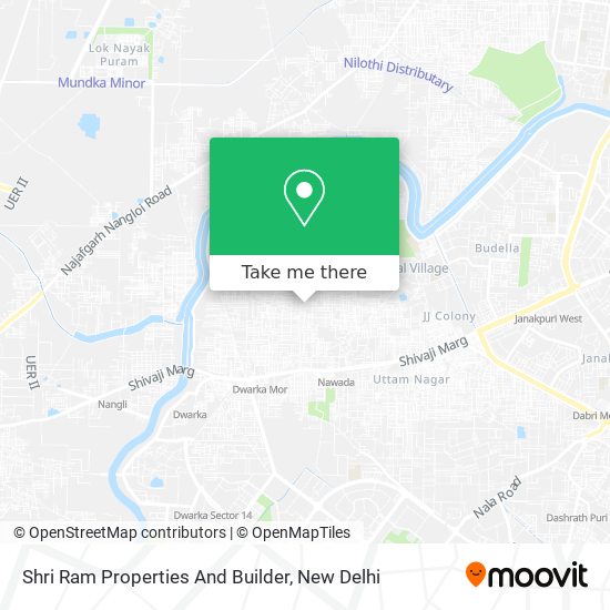 Shri Ram Properties And Builder map