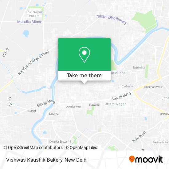 Vishwas Kaushik Bakery map