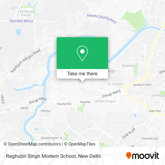 Raghubir Singh Modern School map